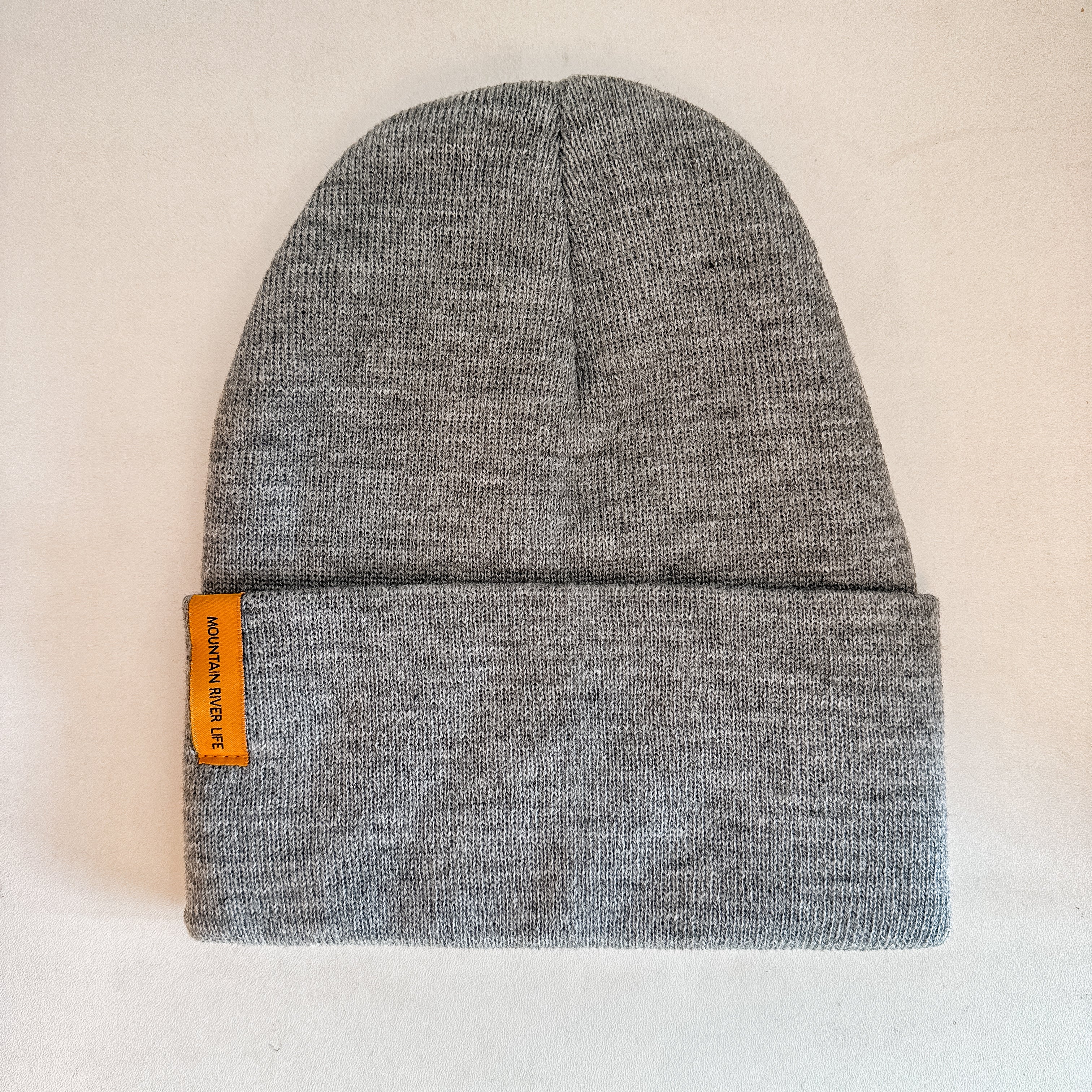 Mountain River Life Leather Patch Toque