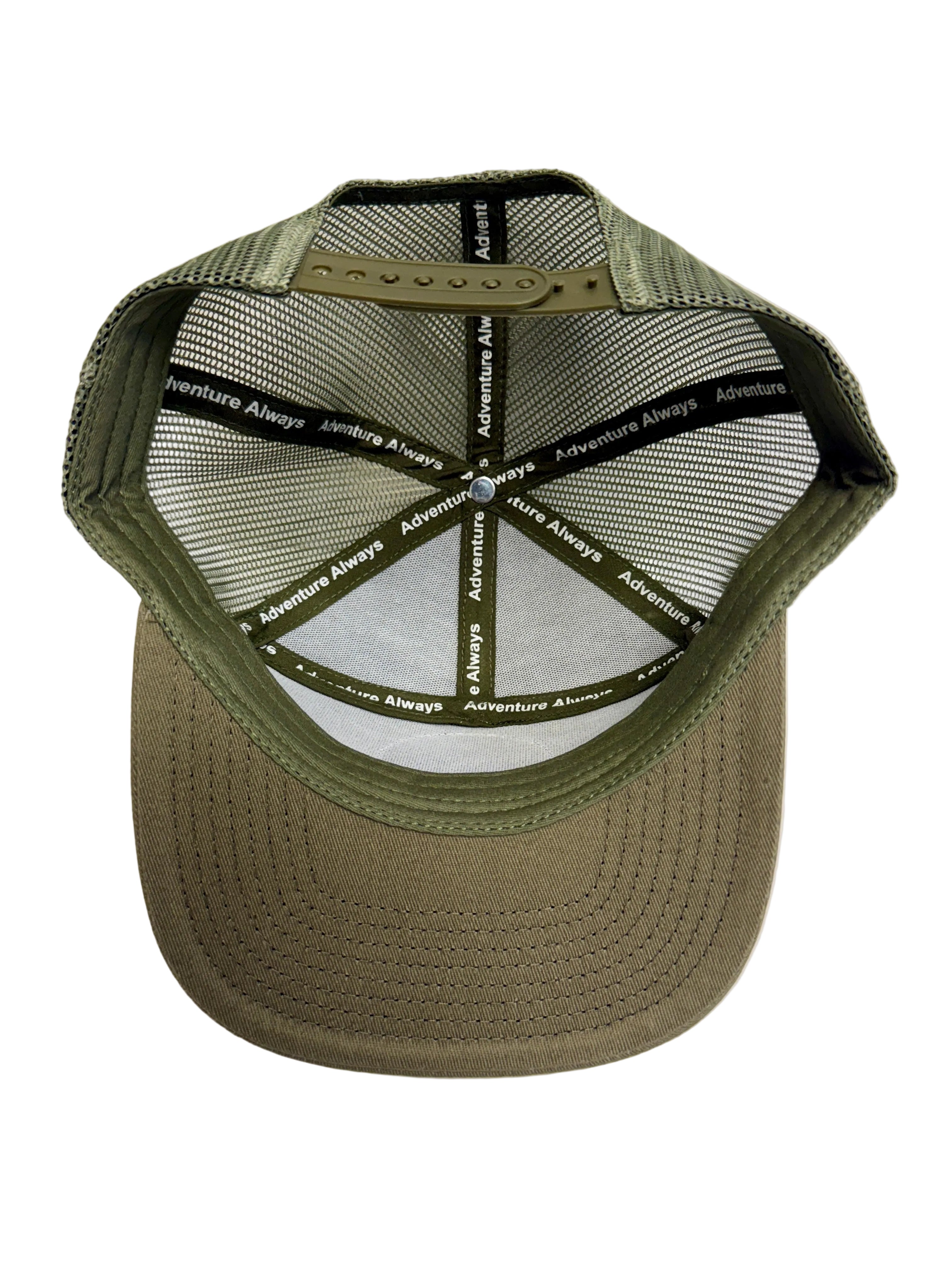 Mountain River Life Leather Patch Trucker Hats