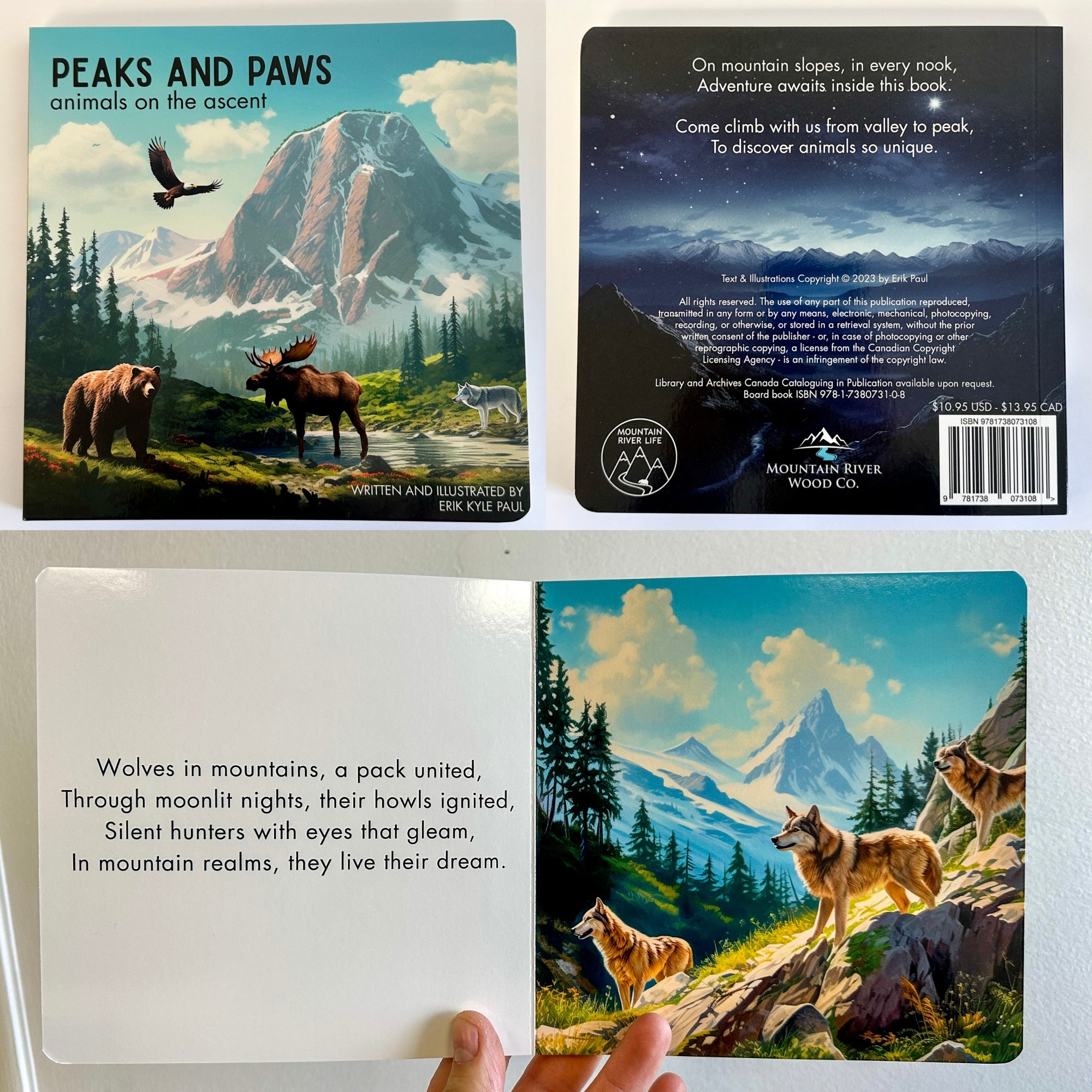 Peaks & Paws — Board Book