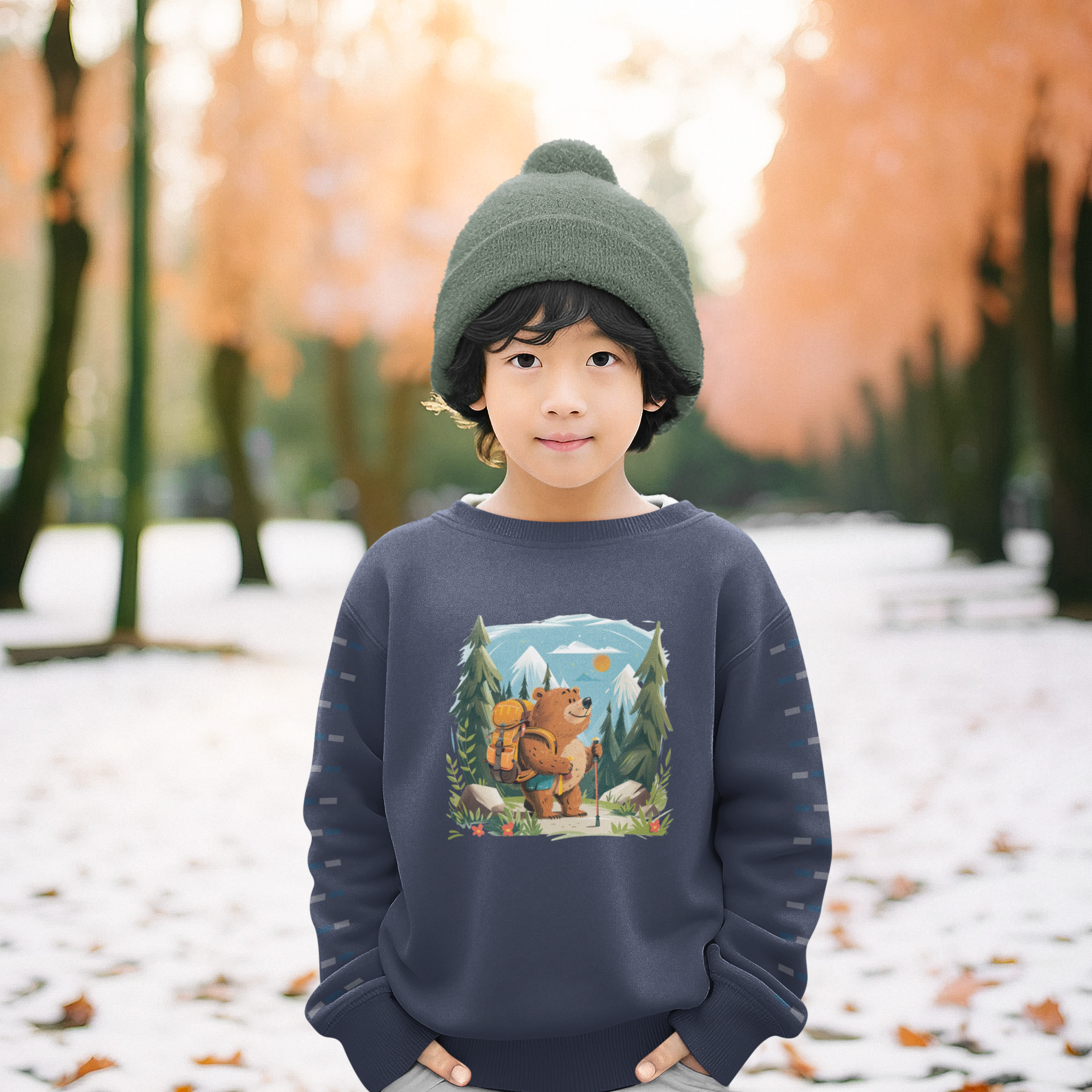 Adventure Bear Toddler Crewneck Sweatshirt