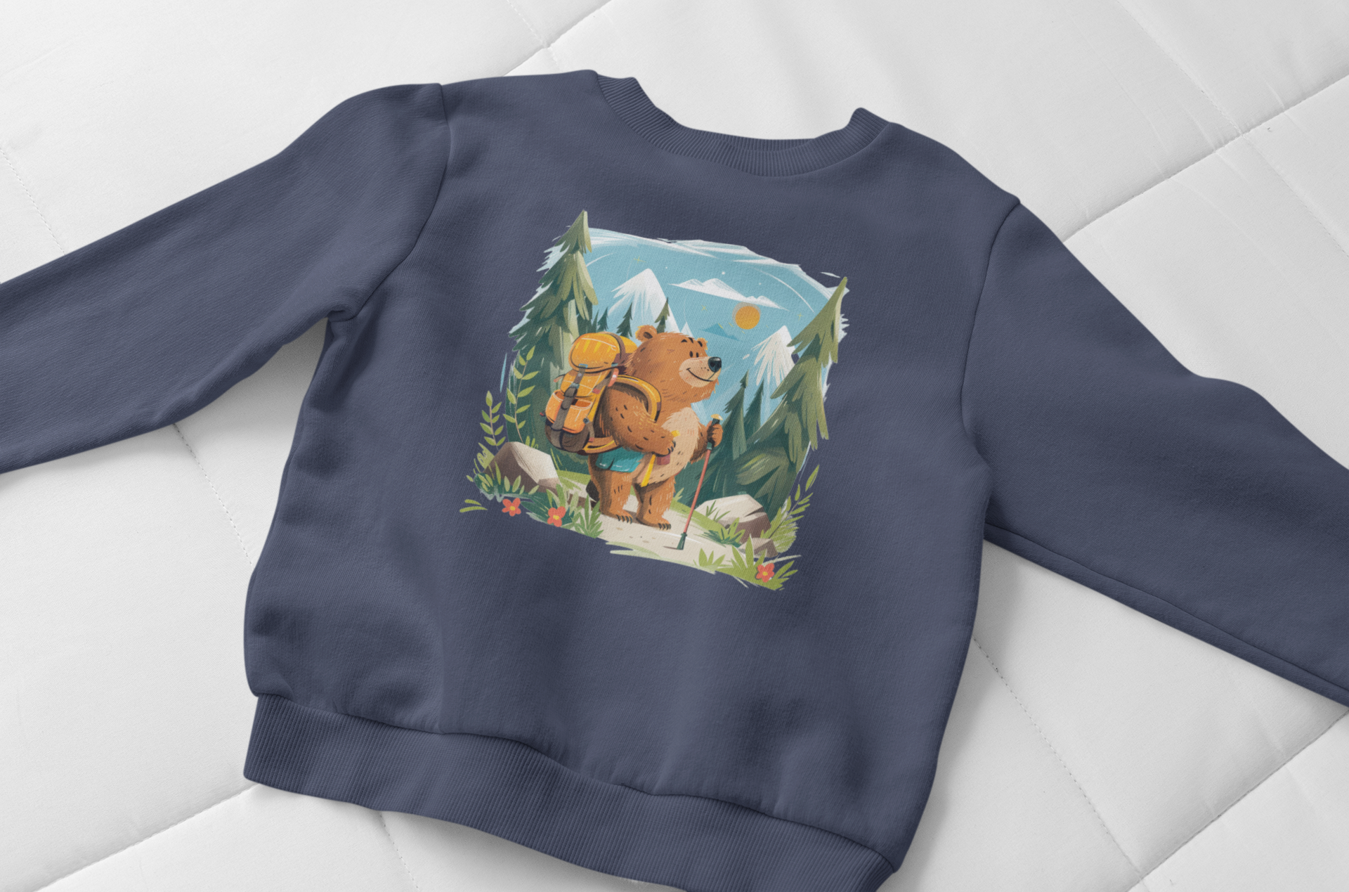 Adventure Bear Toddler Crewneck Sweatshirt