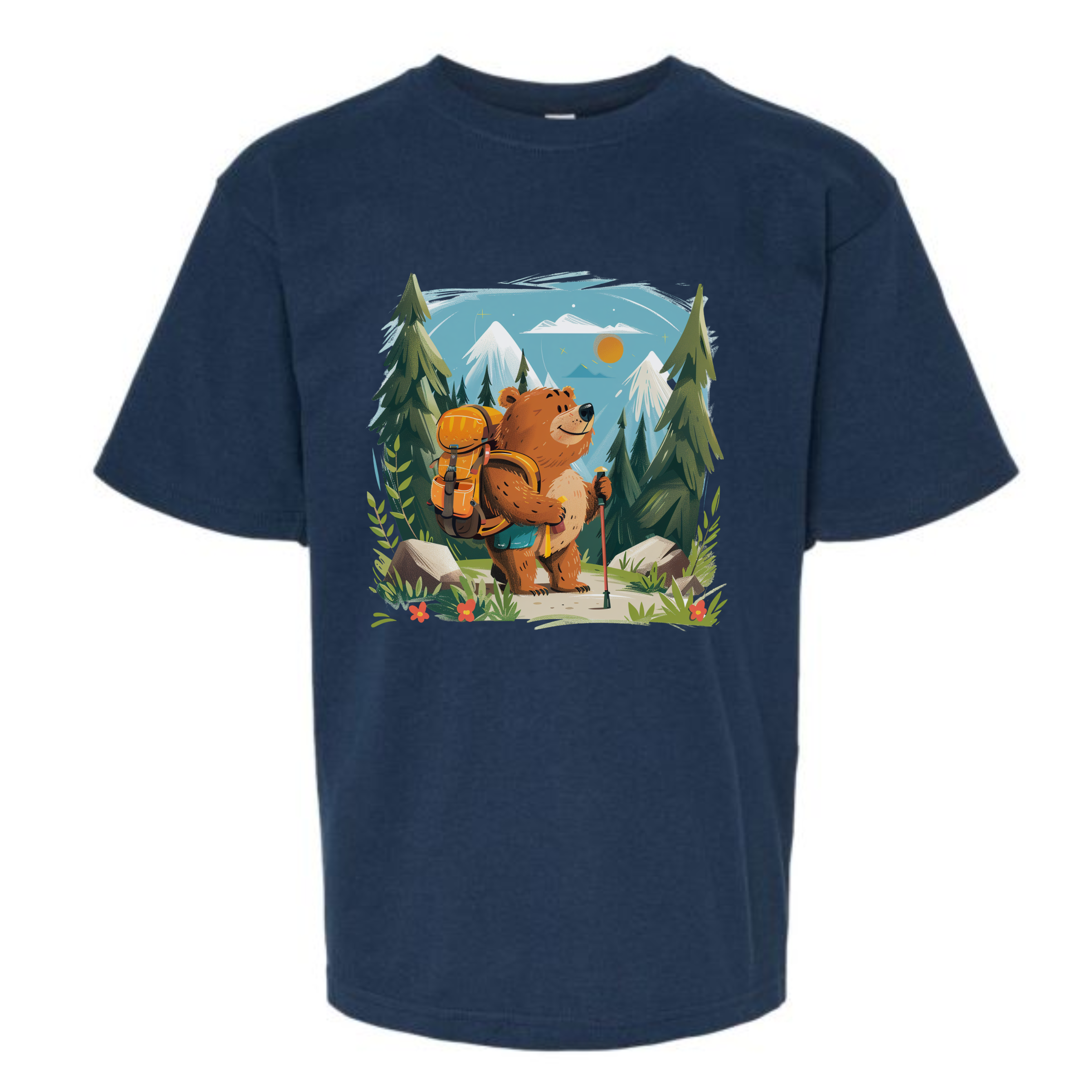 Adventure Bear Kids Tee - Classic Colours