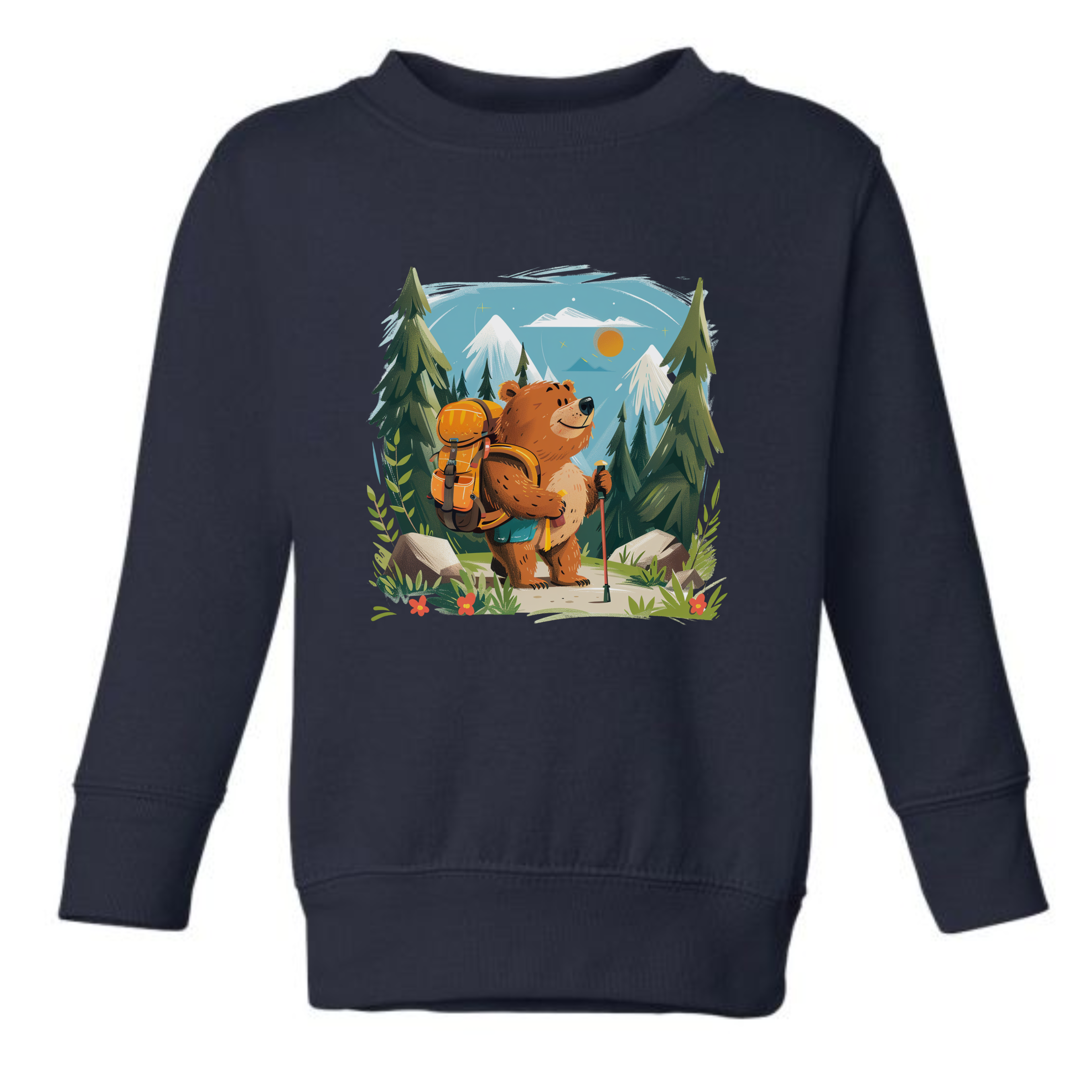 Adventure Bear Toddler Crewneck Sweatshirt