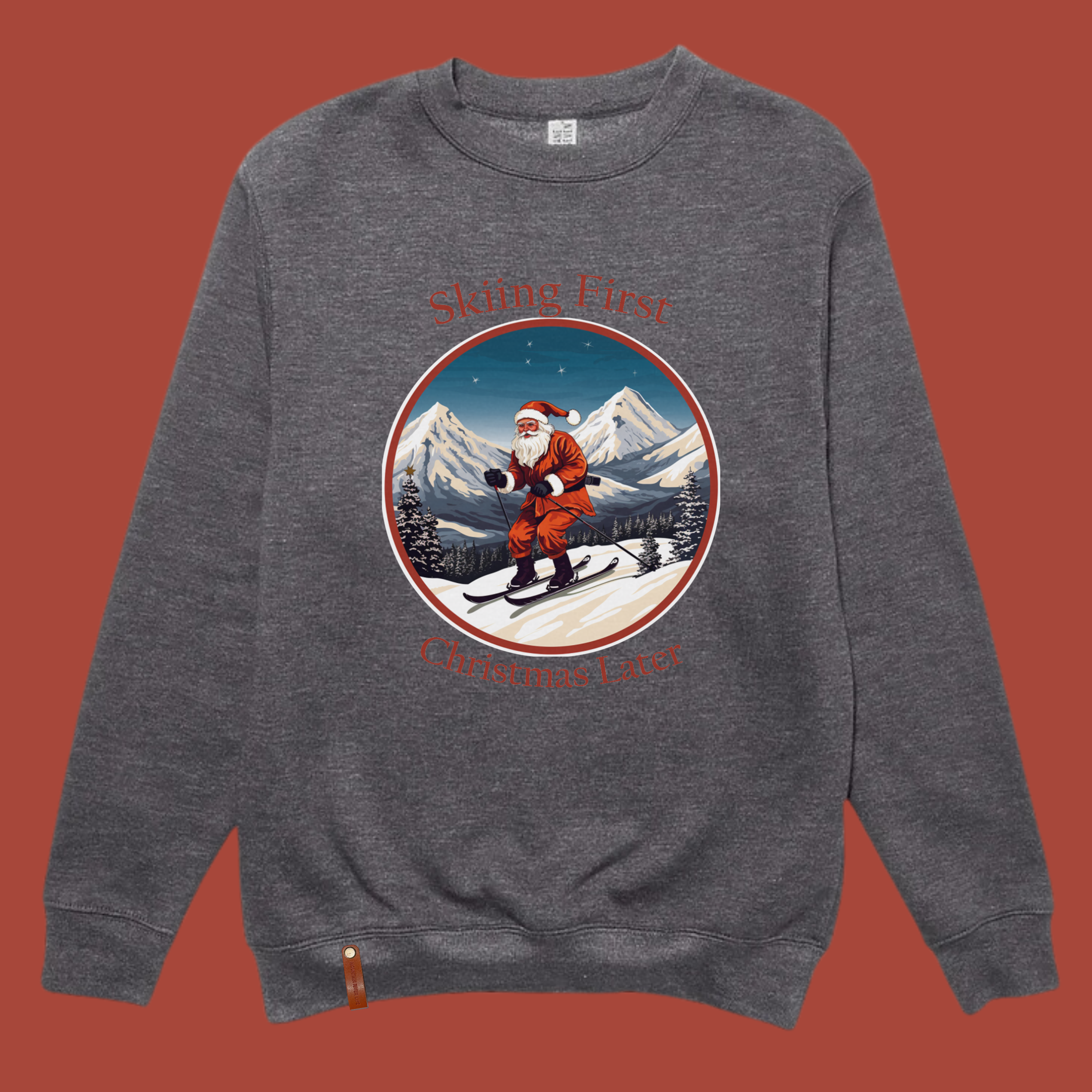 Ski Sweatshirt - Front Graphic