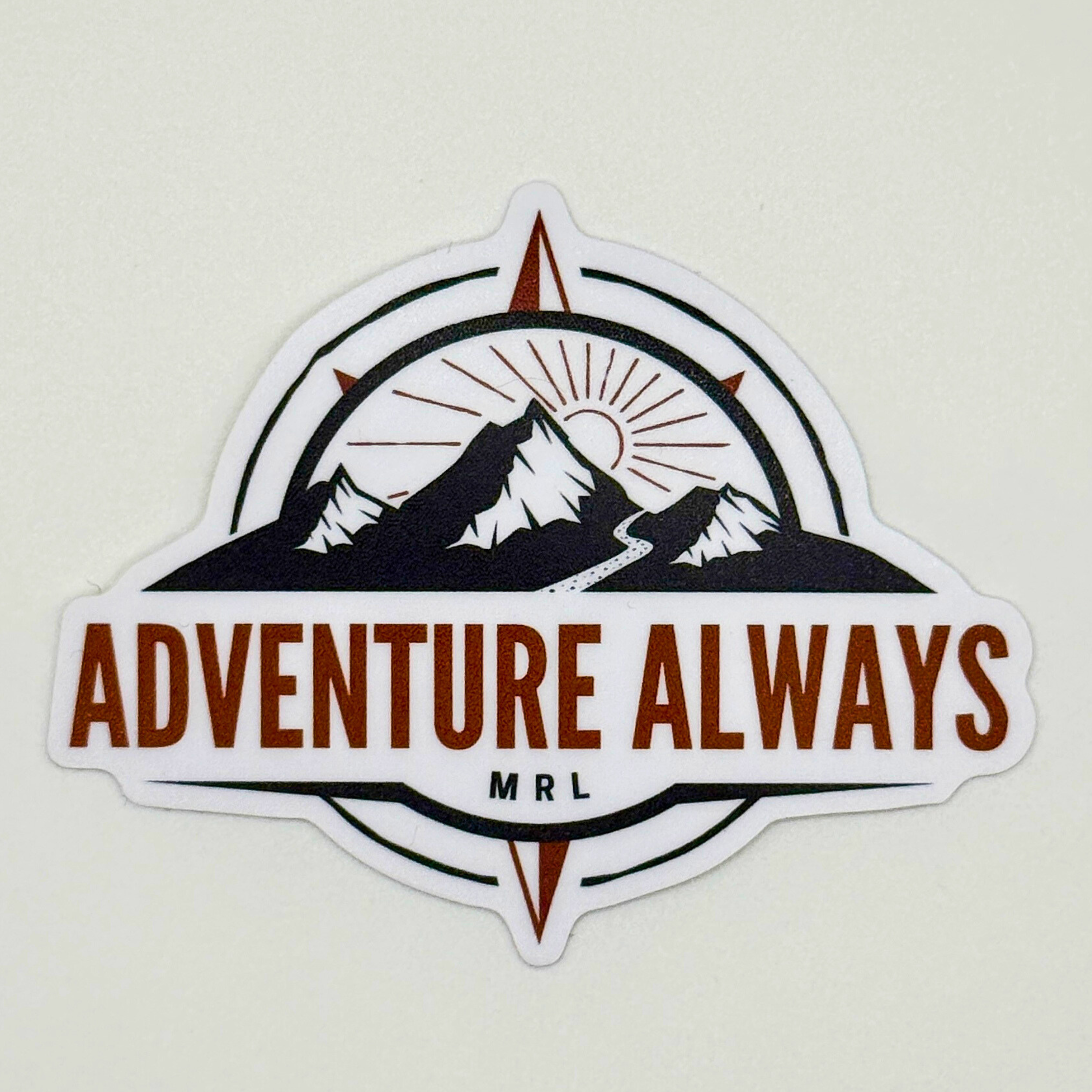 Compass Die-Cut Sticker (3" x 2.38")