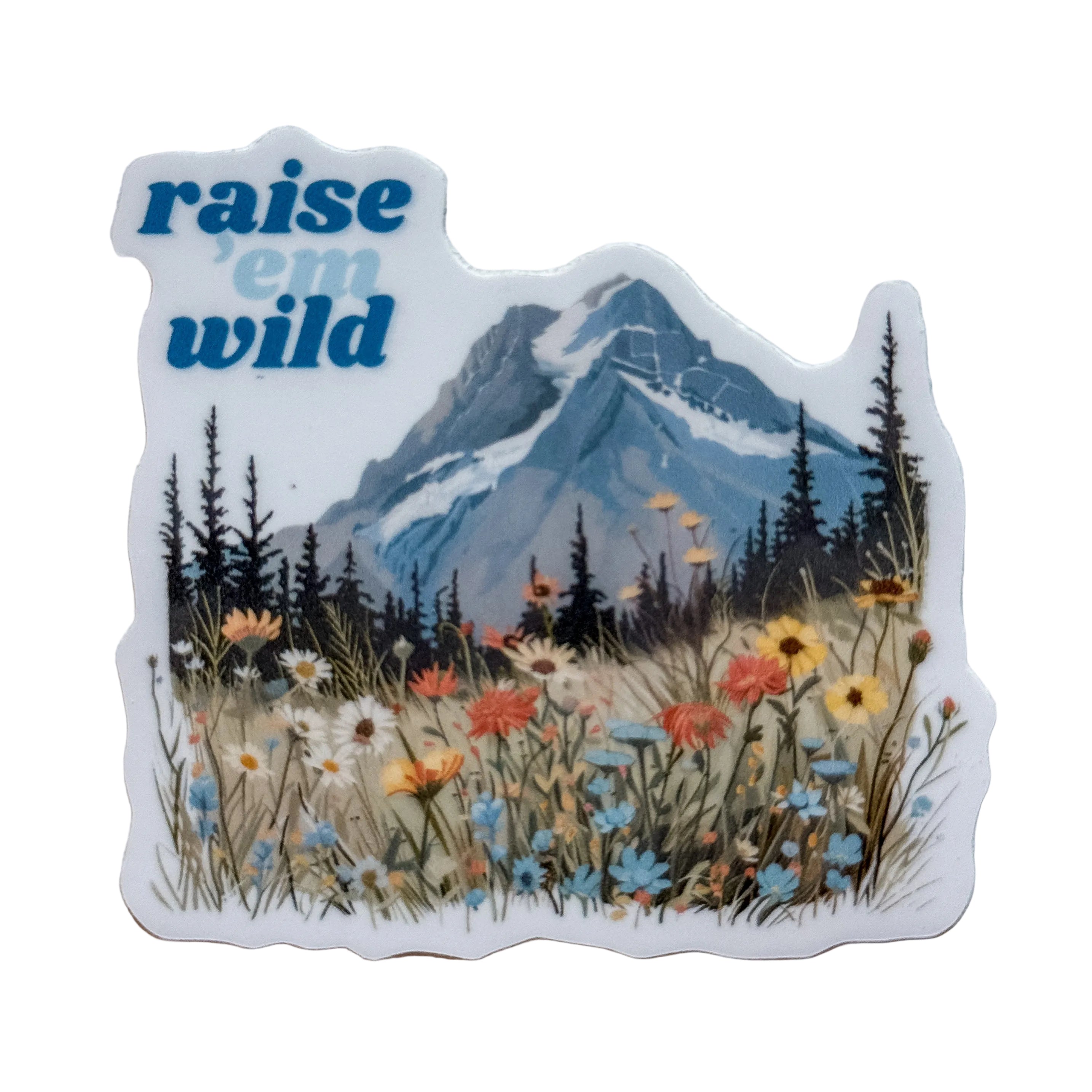 Raise Em Wild Die-Cut Sticker (2.5" x 2.32")