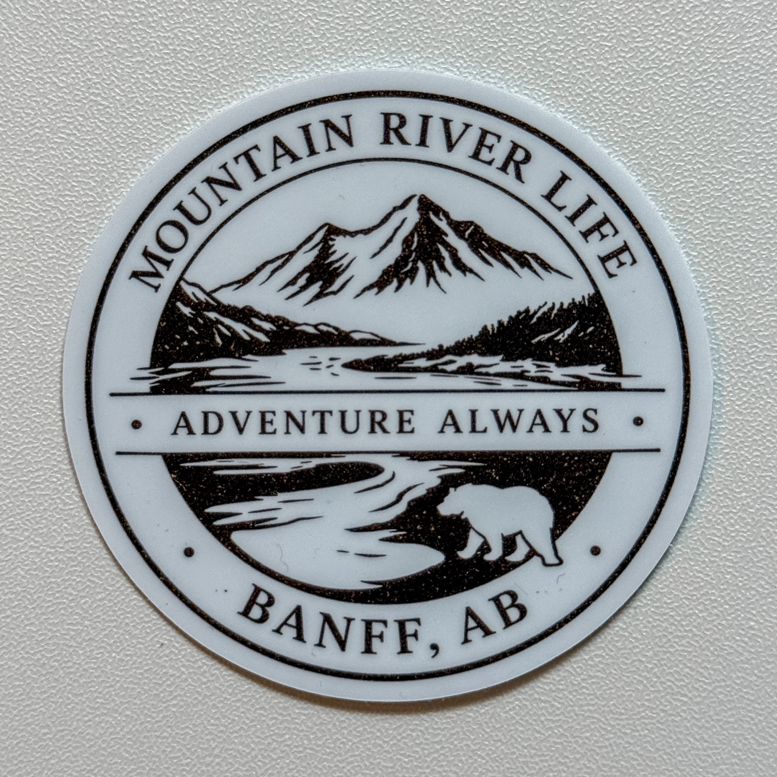 MRL Stamp Sticker — Banff (2.5" x 2.44")