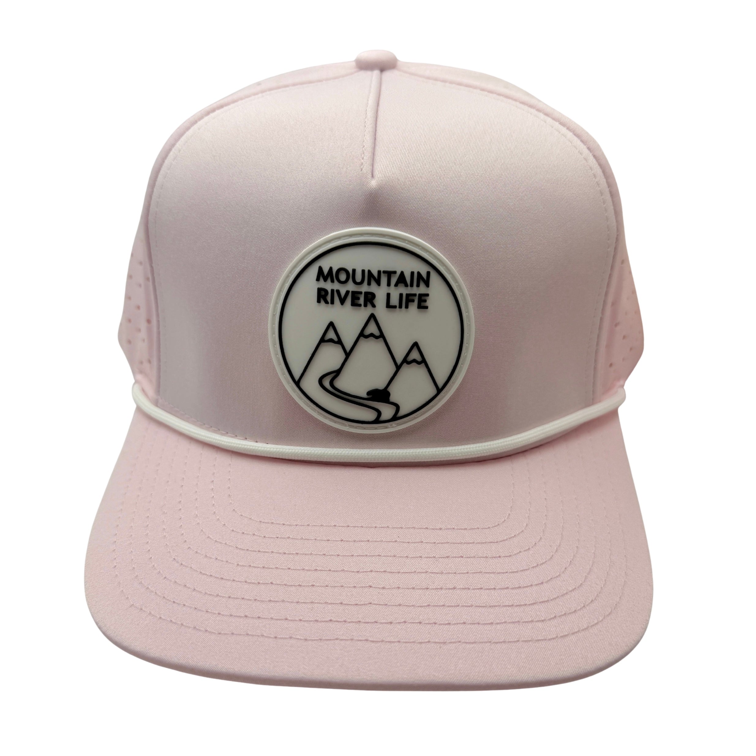 Mountain River Life Snapback Rope Hats