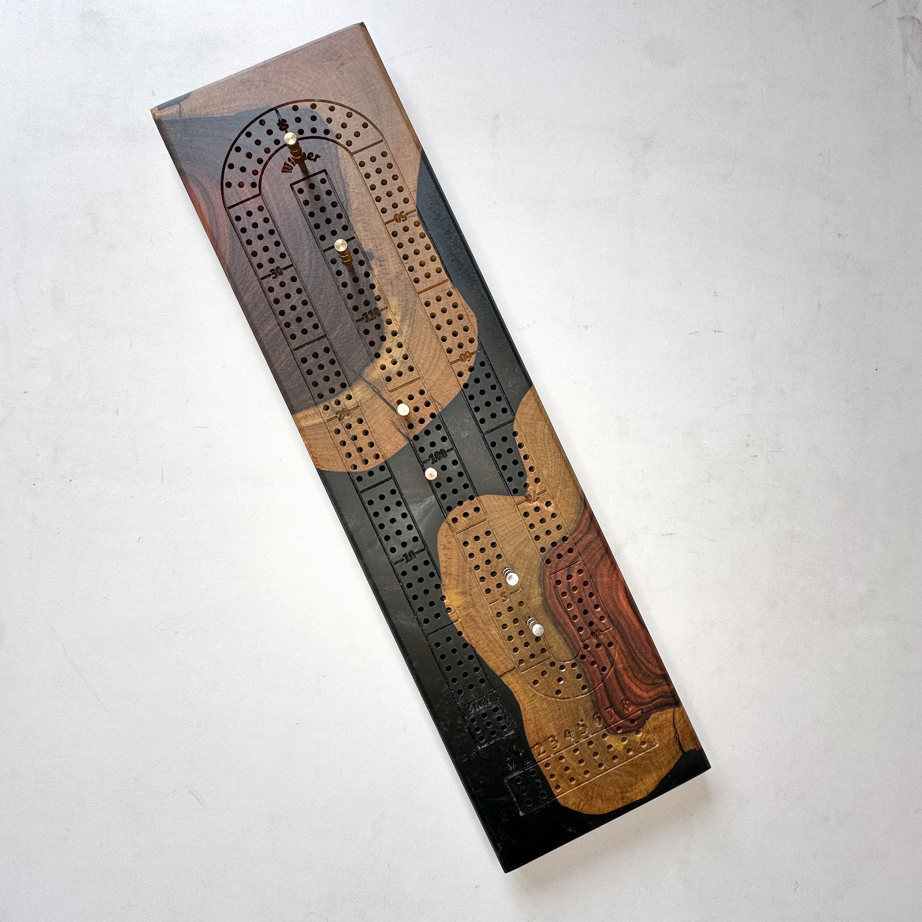 Bolivian Rosewood & Black Epoxy Crib Board