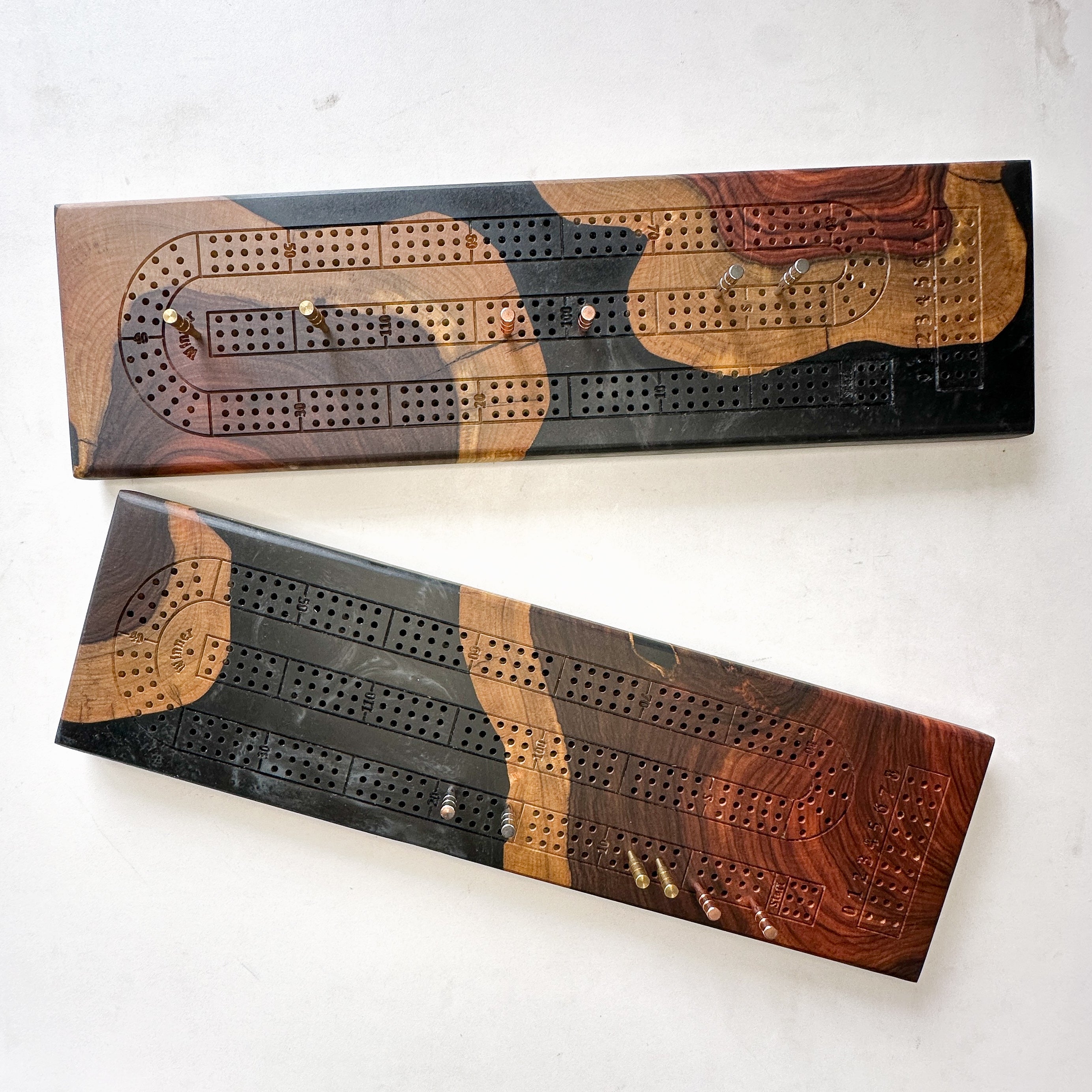 Bolivian Rosewood & Black Epoxy Crib Board