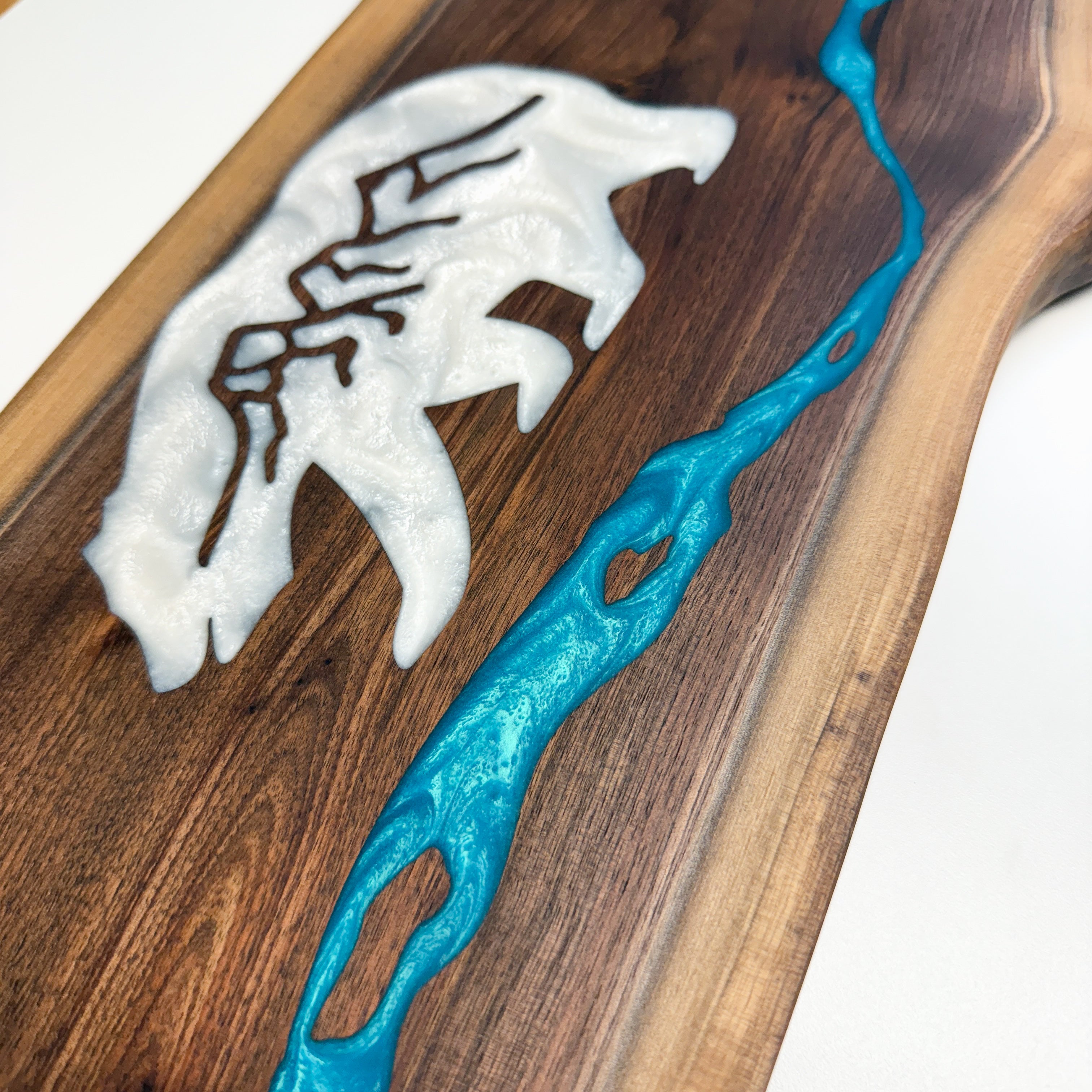 3 Sisters Bear River Charcuterie Board / Wall Art