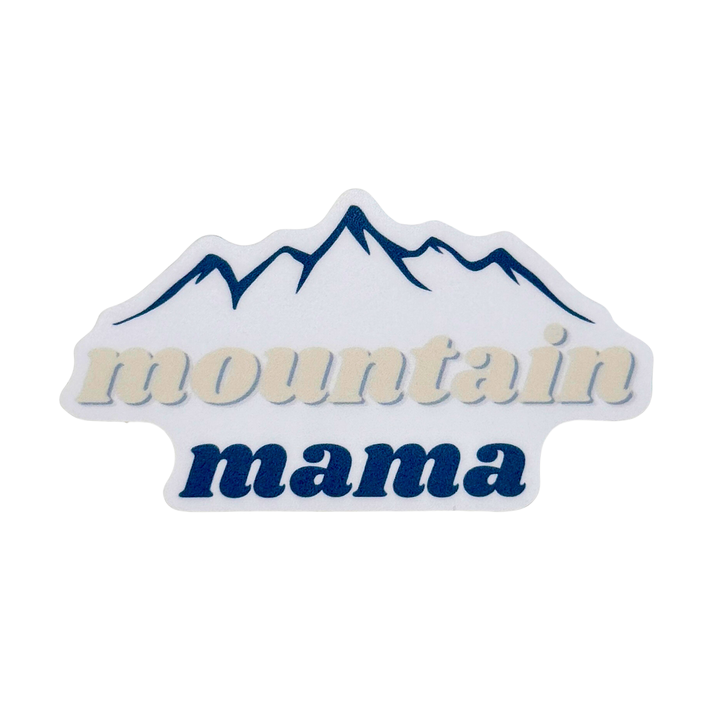 Mountain Mama Die-Cut Sticker (3" x 1.66")