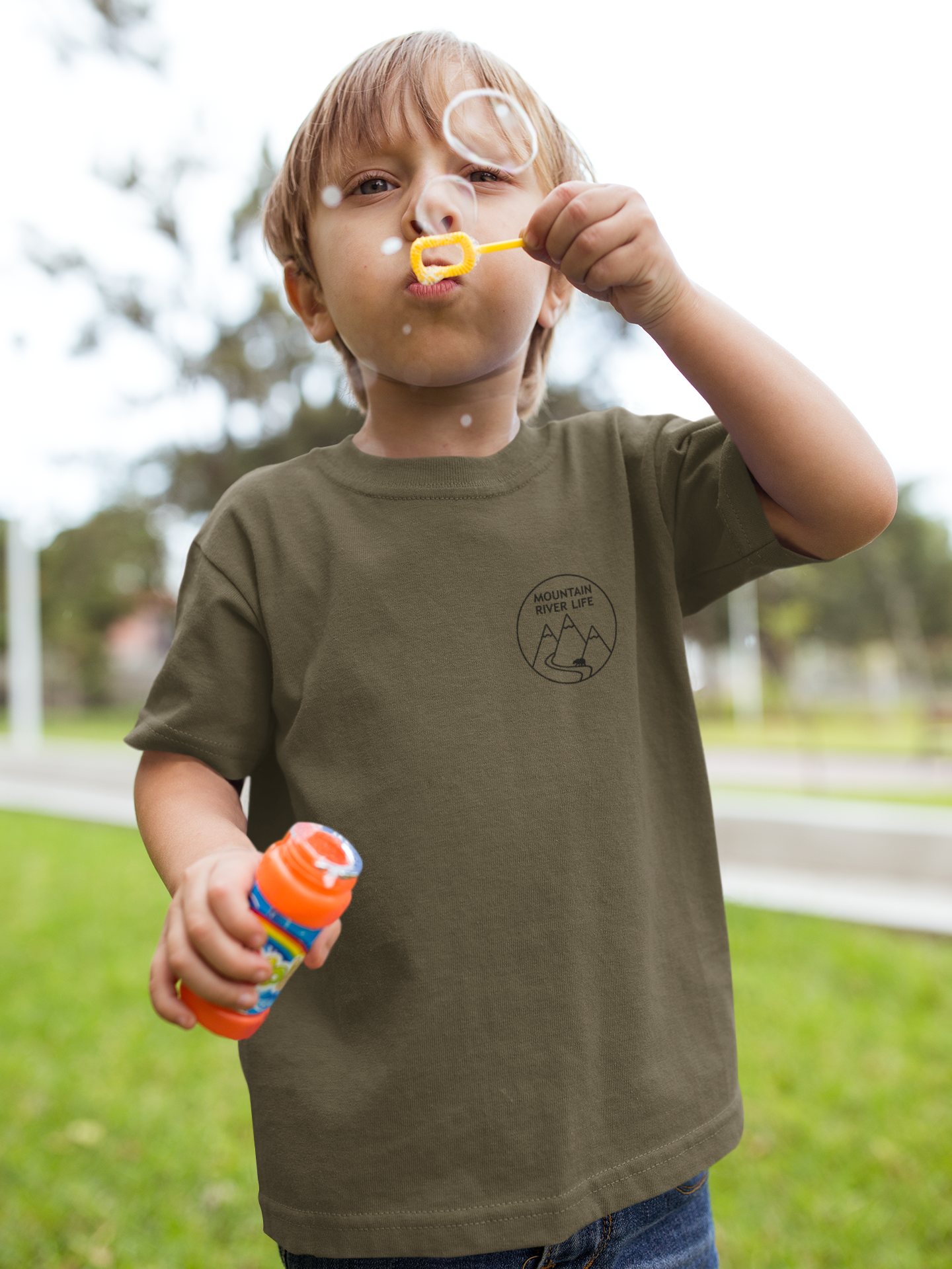 Raised Wild Bear Toddler T-Shirt