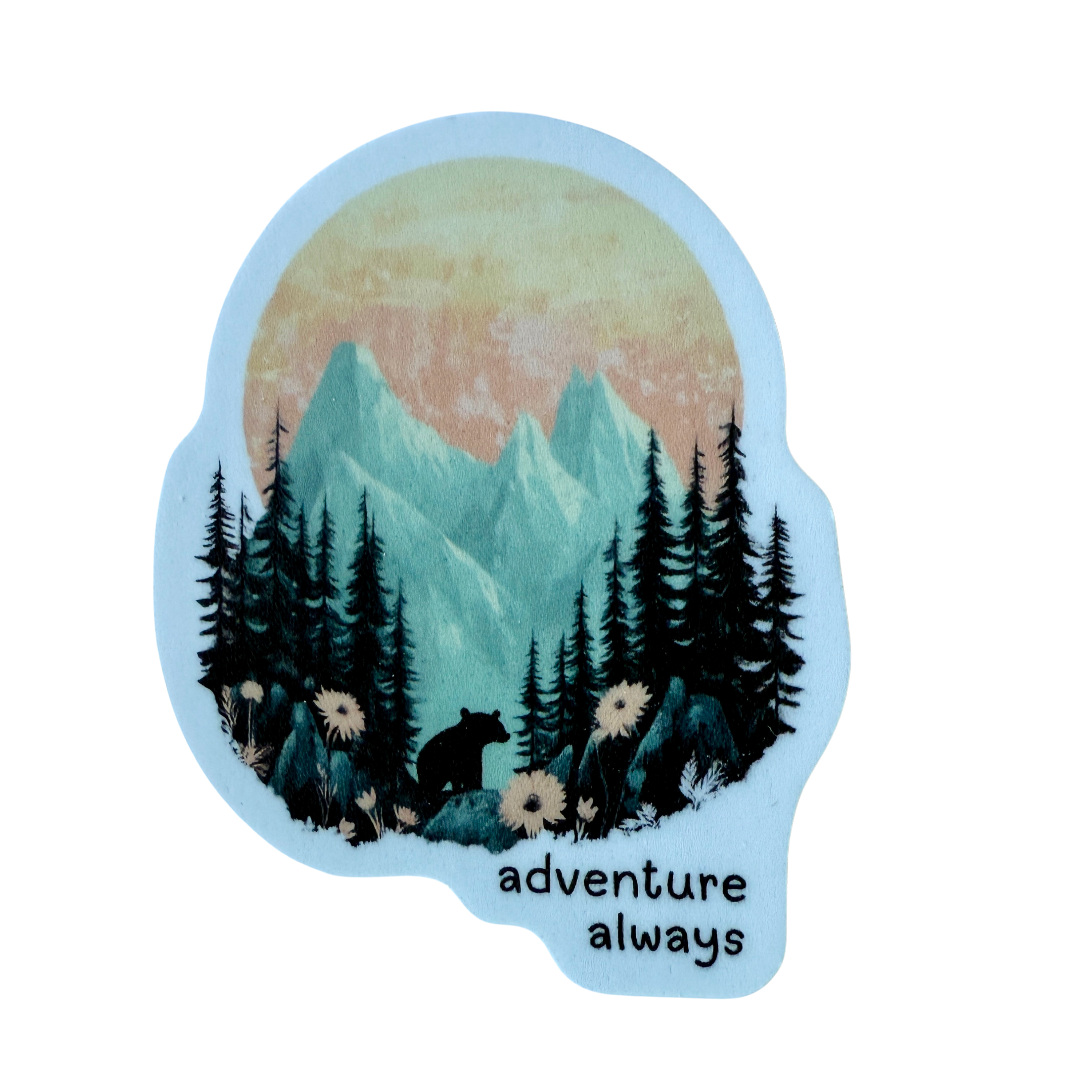 Wildflower Die-Cut Sticker (1.88" x 2.5")