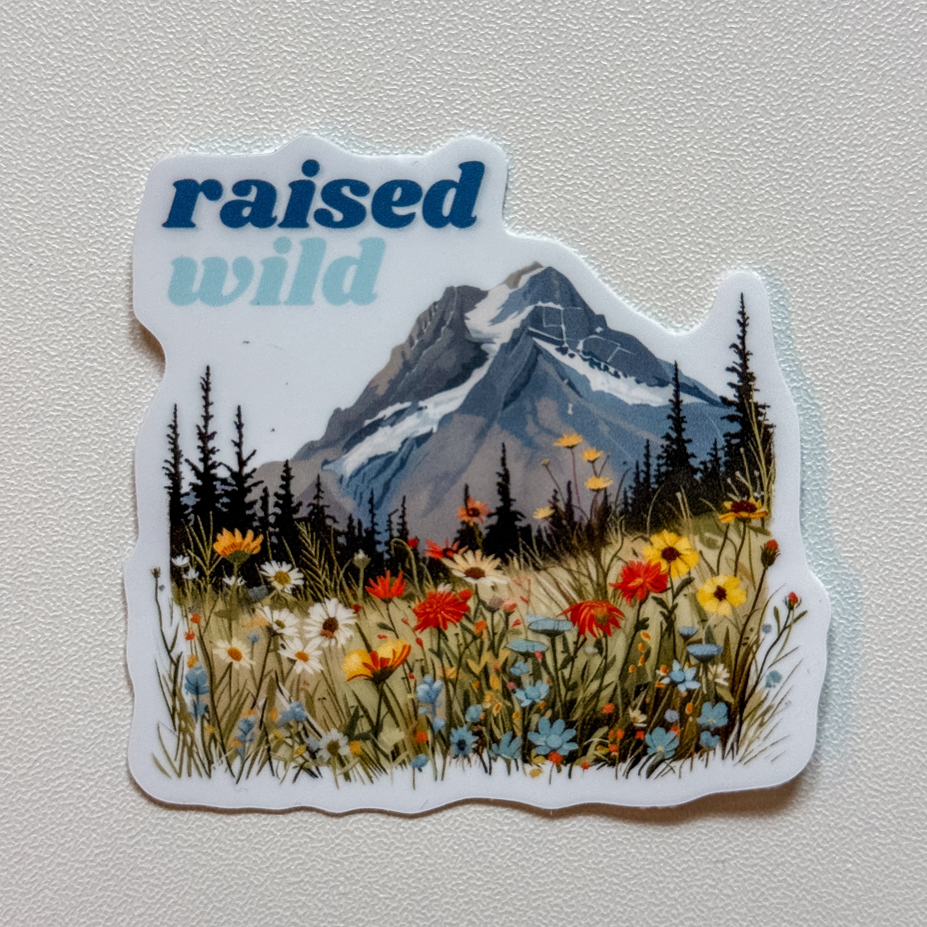 Raised Wild Die Cut Sticker (2.5" x 2.46")