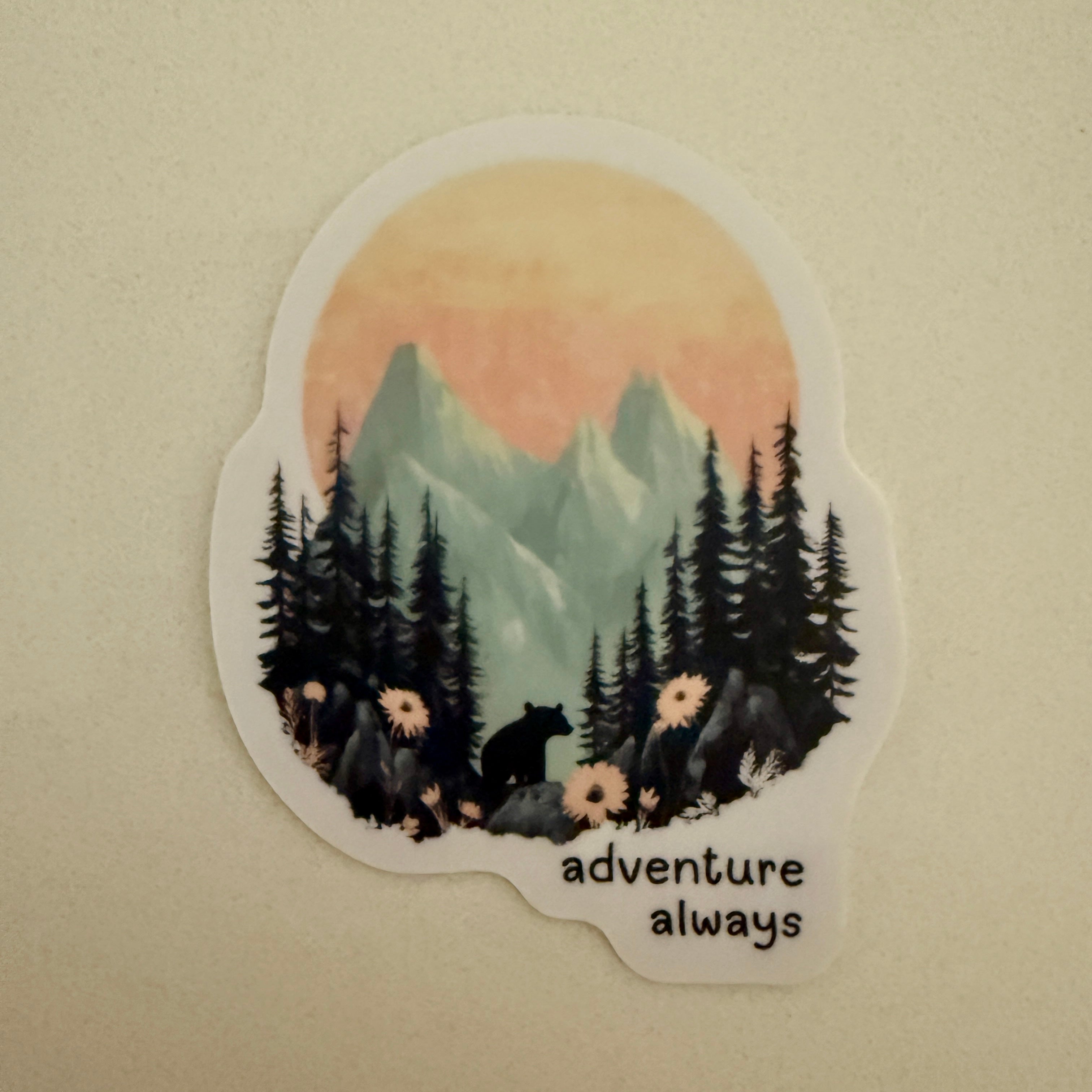 Wildflower Die-Cut Sticker (1.88" x 2.5")