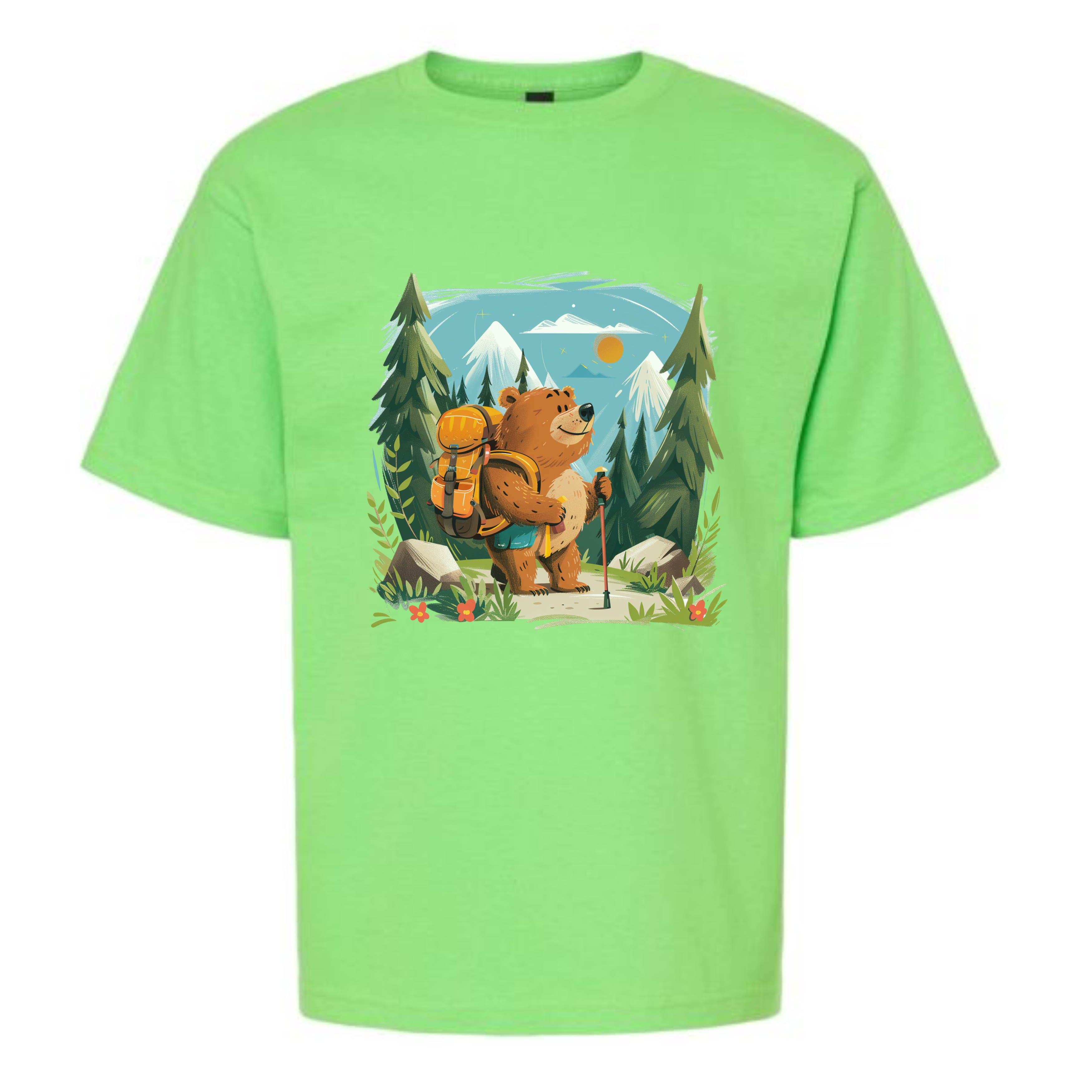Adventure Bear Kids Tee - Classic Colours