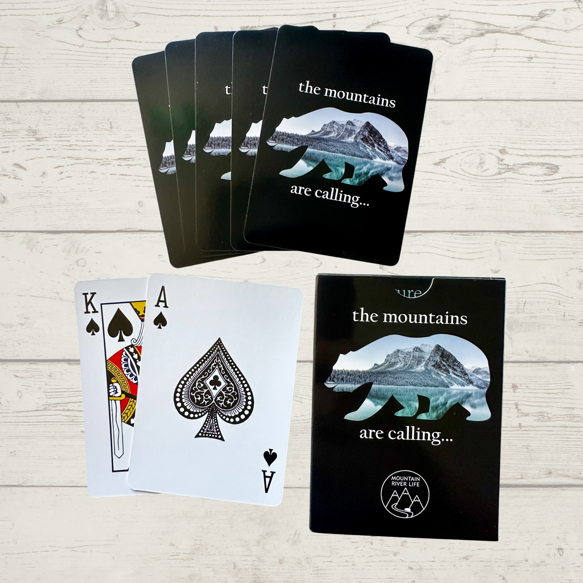 The Mountains Are Calling Premium Playing Cards