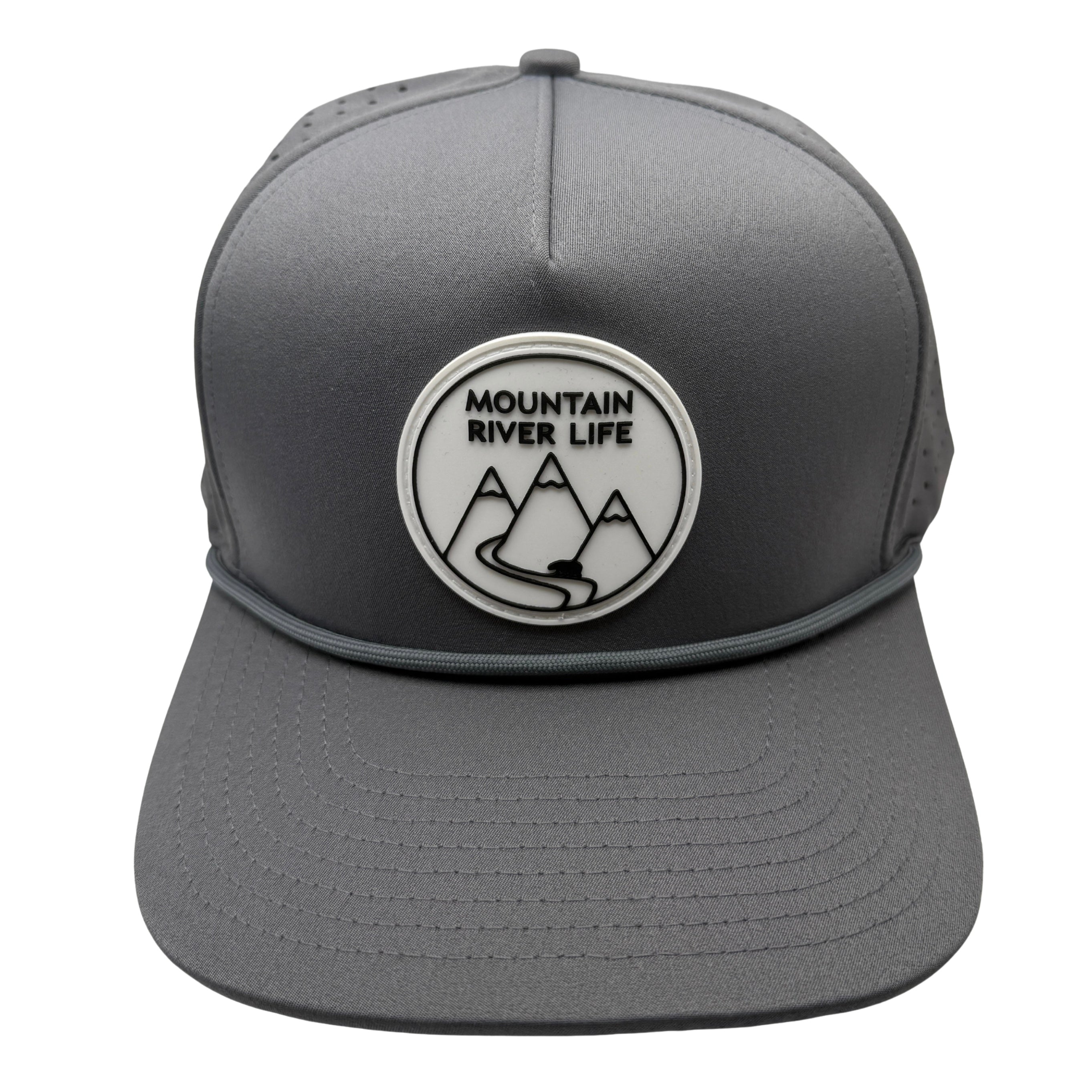 Mountain River Life Snapback Rope Hats