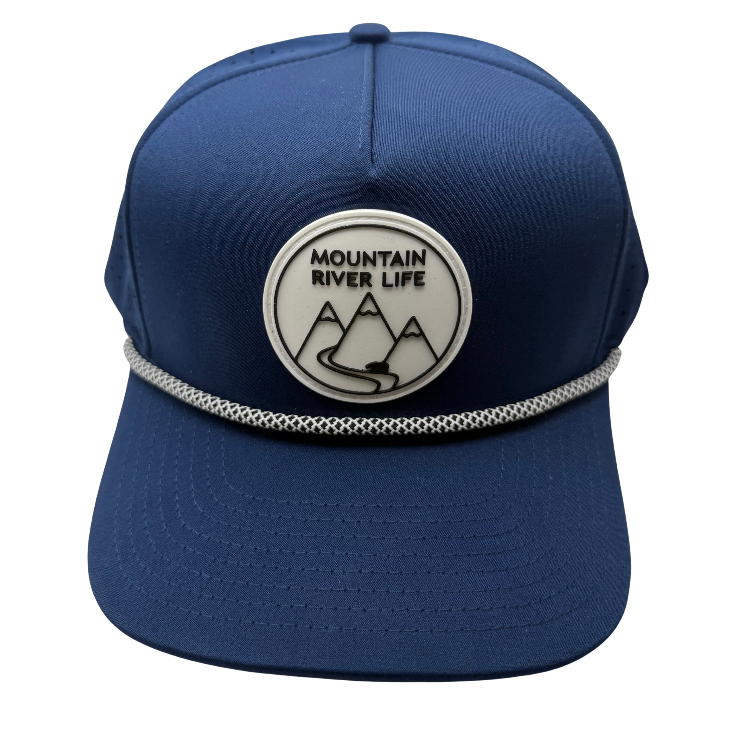 Mountain River Life Snapback Rope Hats