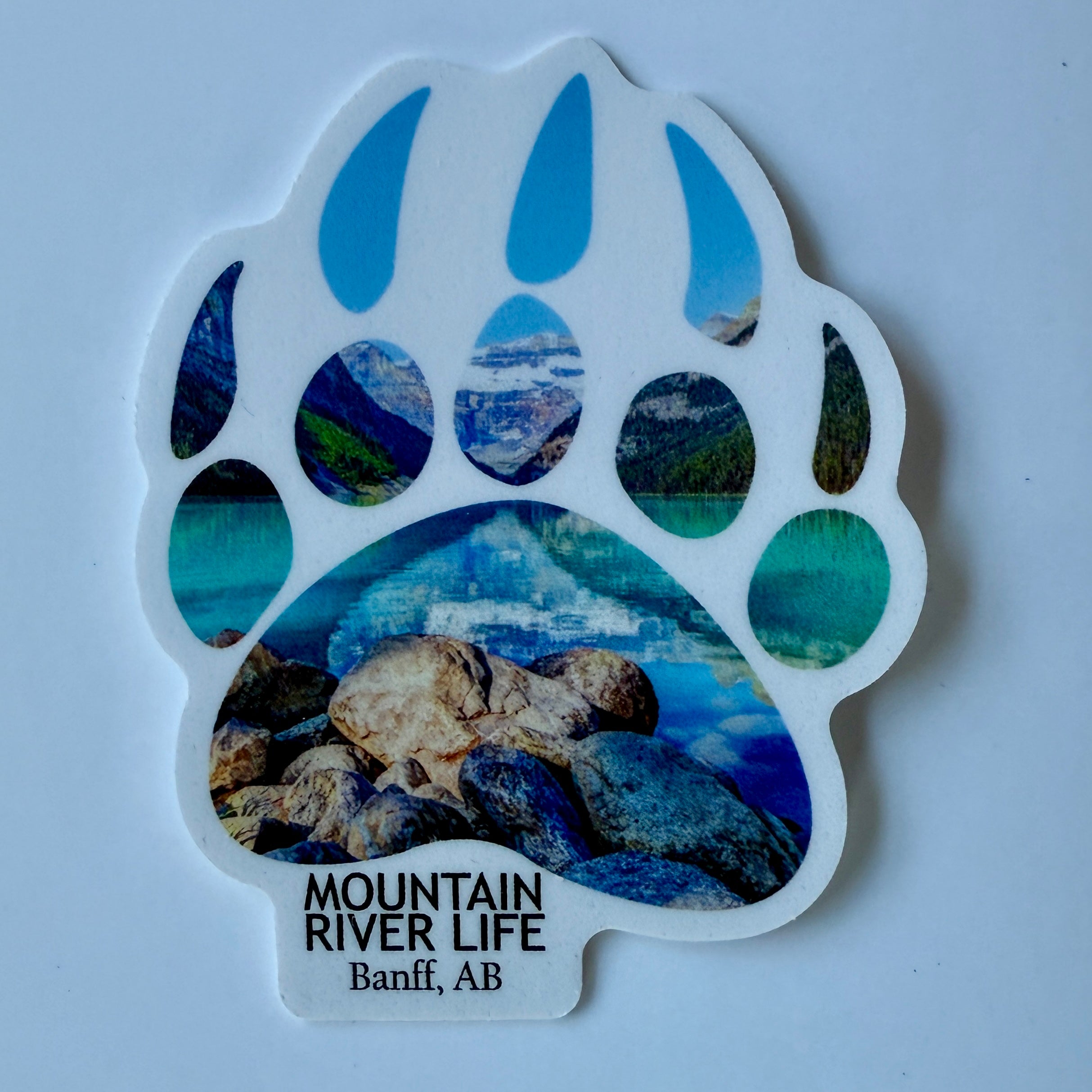 Banff Paw Die-Cut Sticker (1.94” x 2.5”)