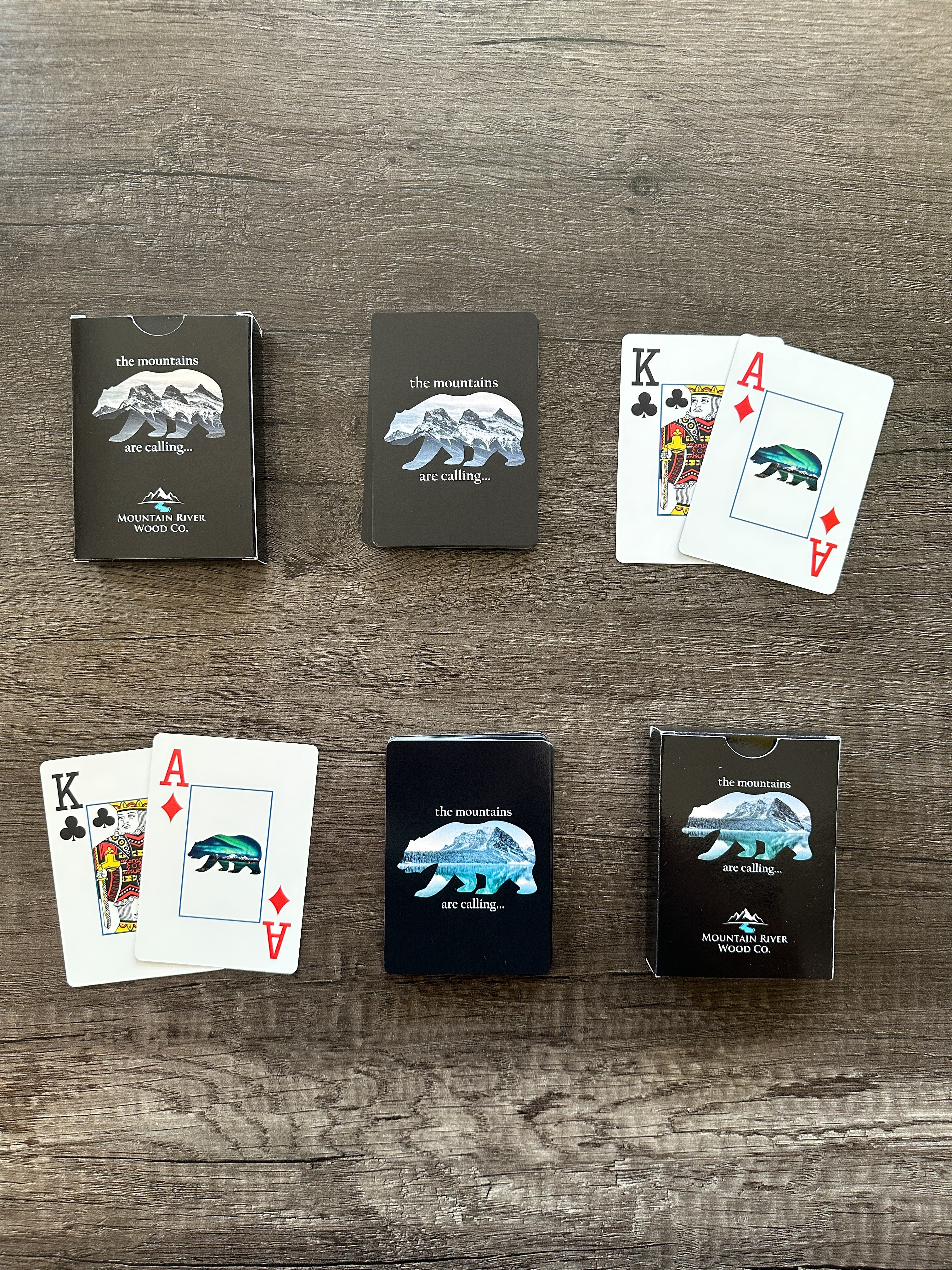 The Mountains Are Calling Premium Playing Cards