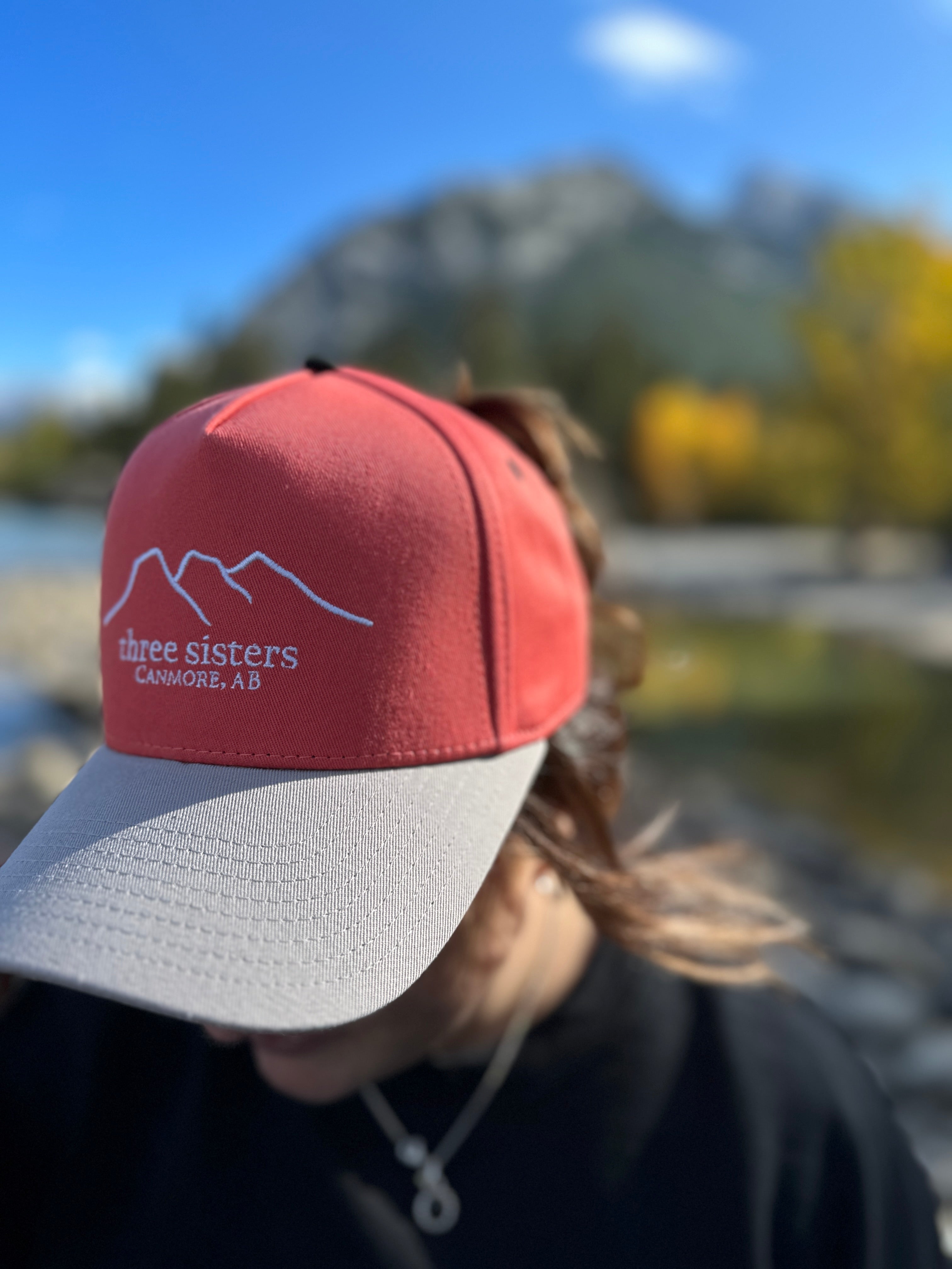 Three Sisters Mountain Embroidered Hats