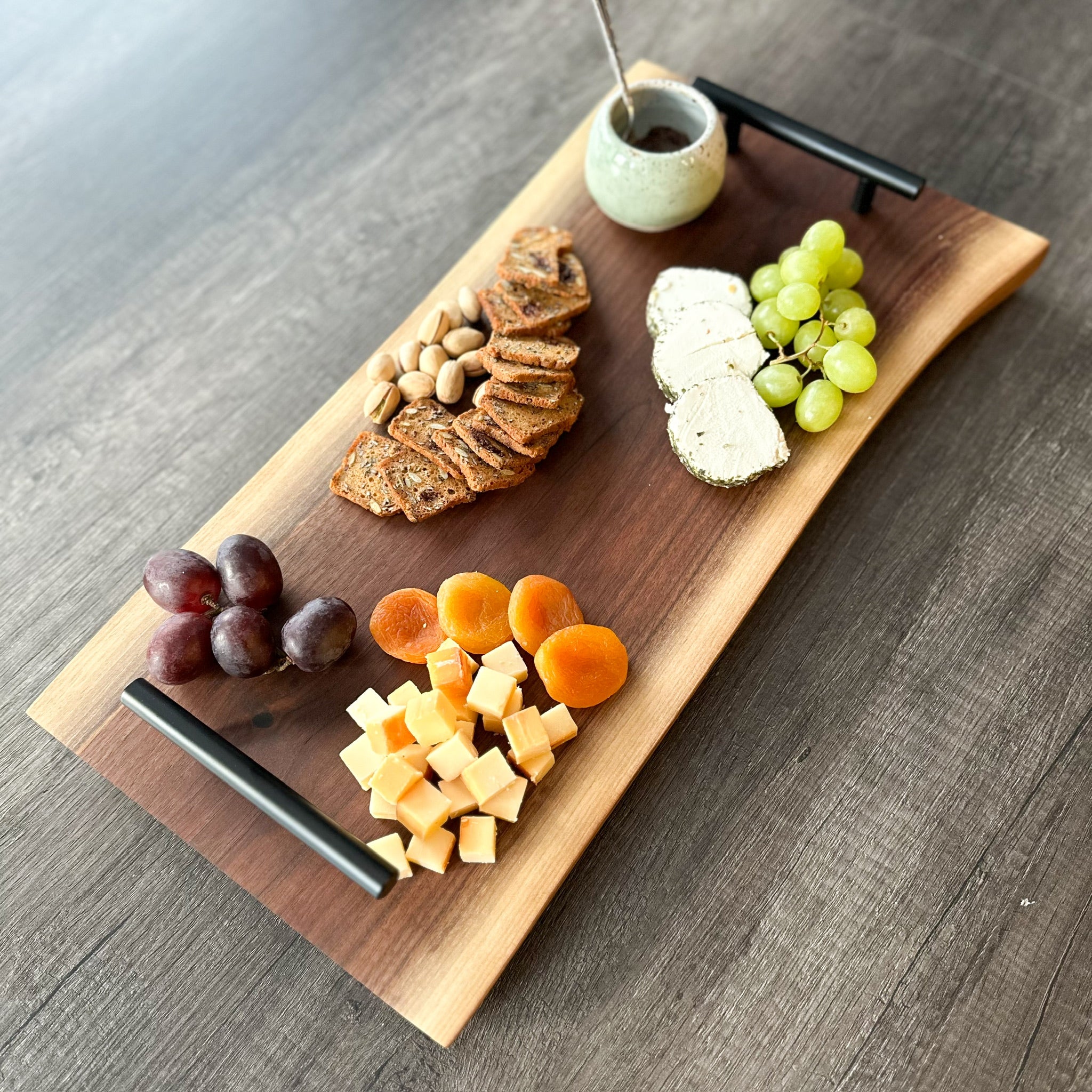 Black Walnut Personalized Charcuterie Board