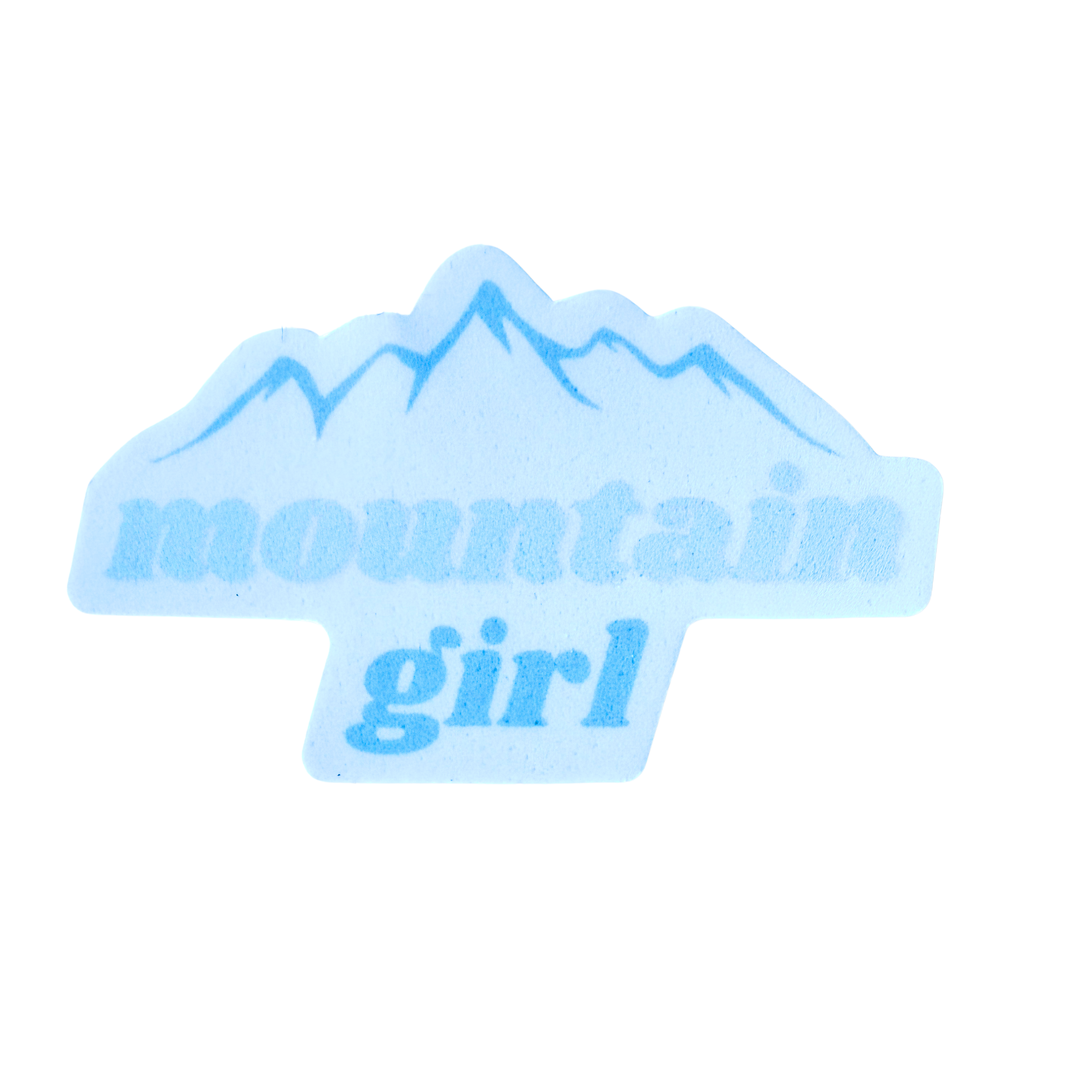 Mountain Girl Die-Cut Sticker (3" x 1.66")
