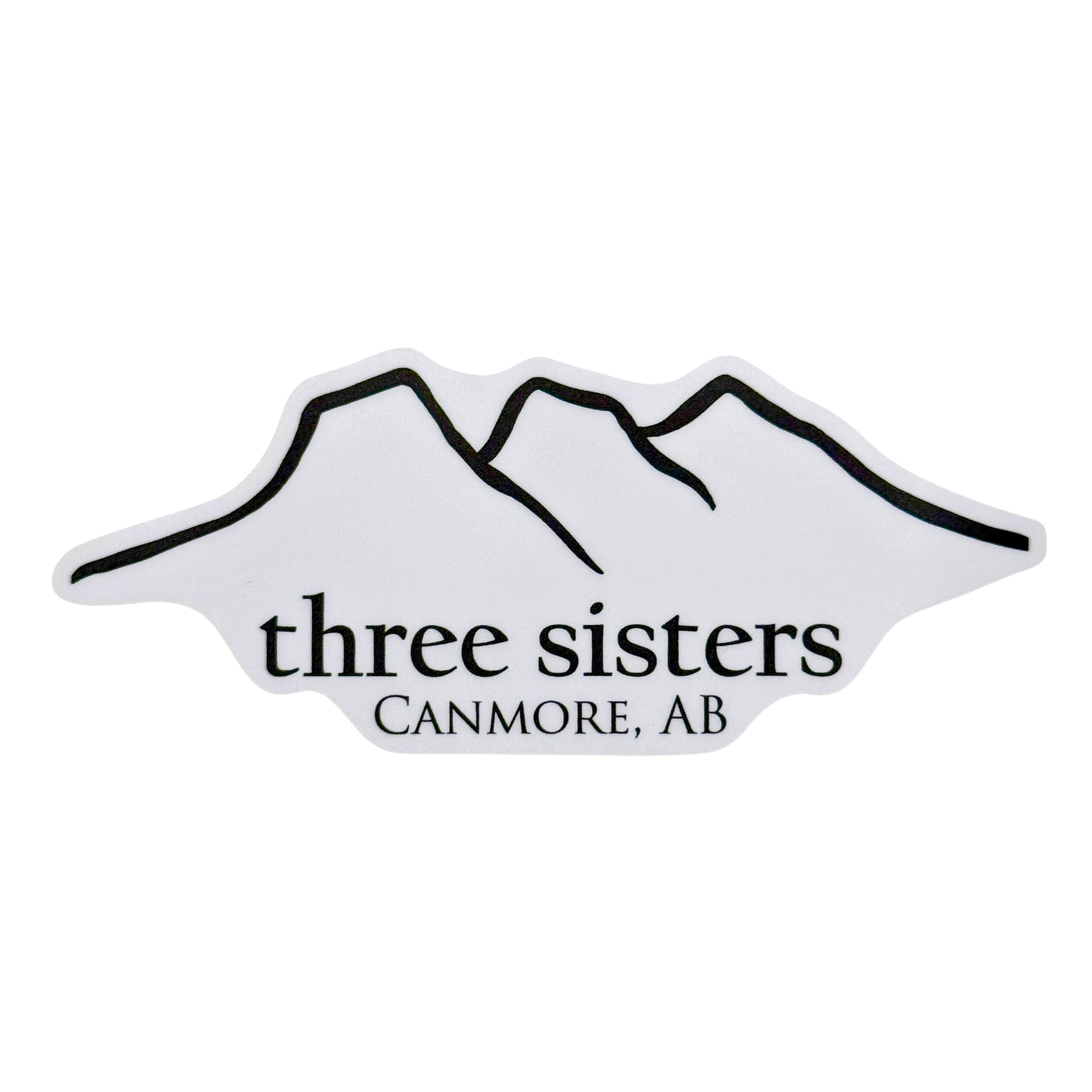 Three Sisters Die-Cut Sticker (4.5" x 1.91")