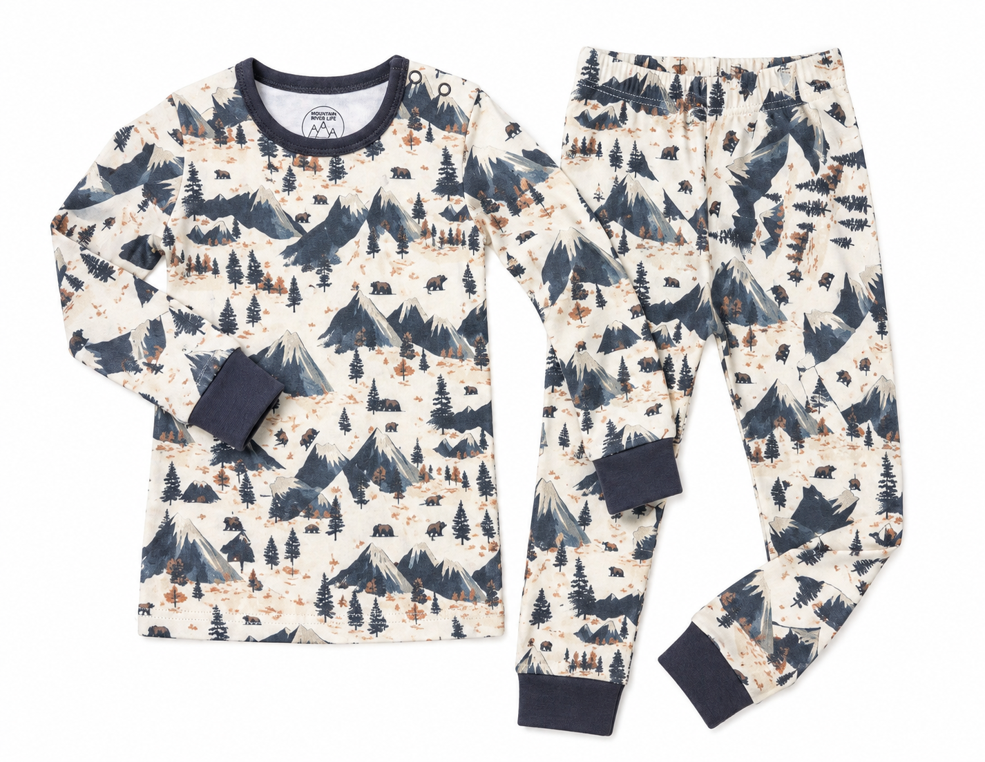 Mountain Mosaic 2-Piece Pajamas (Toddler)
