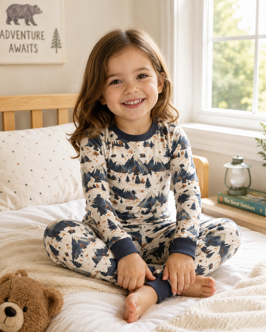 Mountain Mosaic 2-Piece Pajamas (Toddler)