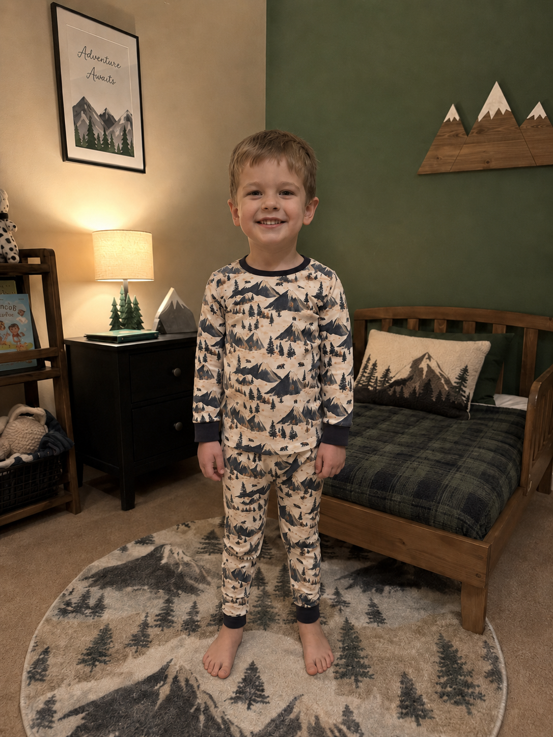 Mountain Mosaic 2-Piece Pajamas (Toddler)