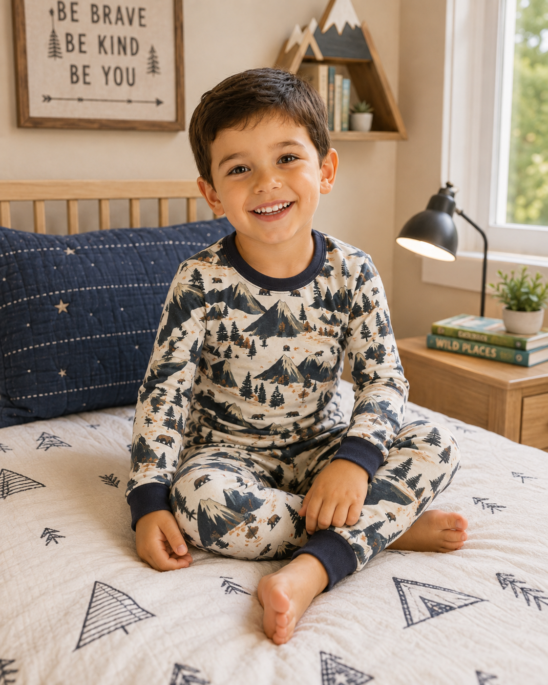Mountain Mosaic 2-Piece Pajamas (Toddler)