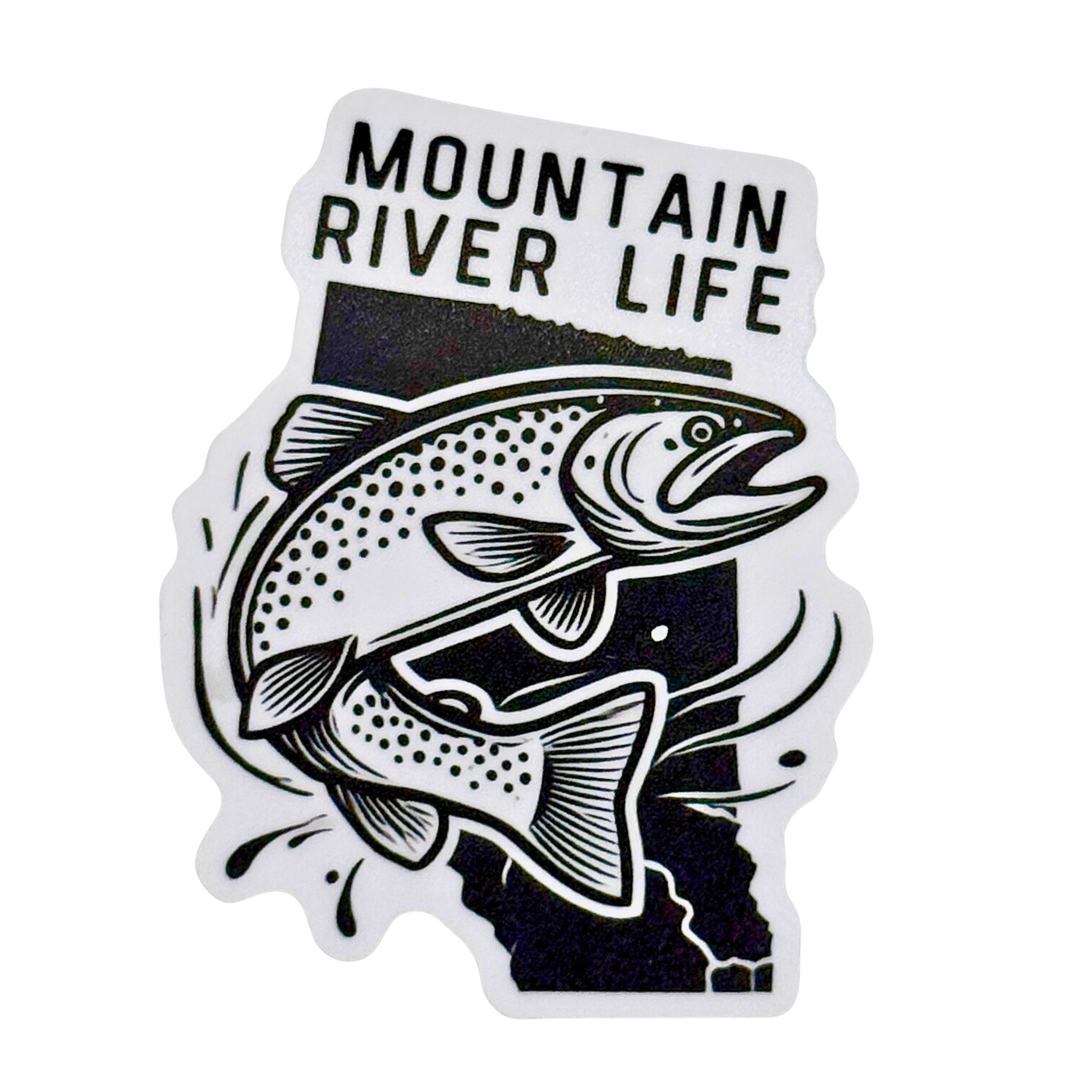 Trout Wild Die-Cut Sticker (1.92" x 2.5")
